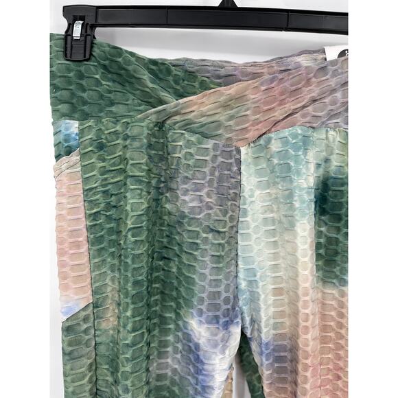 Otos Active Womens Multicolored Textured Leggings NEW Size 3XL - Picture 10 of 12